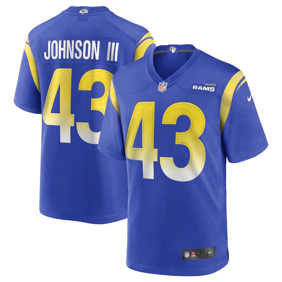 Men's John Johnson III Royal Player Limited Team Jersey