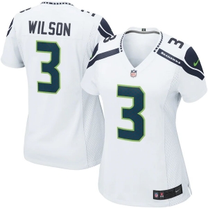 Women's Russell Wilson White Player Limited Team Jersey