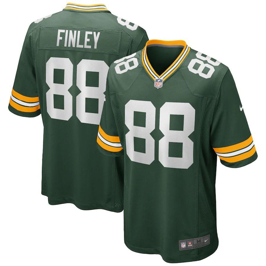 Men's Jermichael Finley Green Retired Player Limited Team Jersey