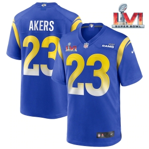 Men's Cam Akers Royal Super Bowl LVI Bound Limited Jersey