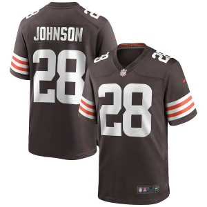 Men's Kevin Johnson Brown Player Limited Team Jersey