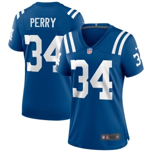 Women's Joe Perry Royal Retired Player Limited Team Jersey