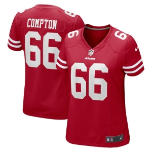 Women's Tom Compton Scarlet Player Limited Team Jersey