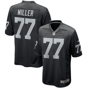 Men's Kolton Miller Black Player Limited Team Jersey