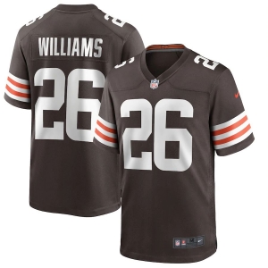 Men's Greedy Williams Brown Player Limited Team Jersey