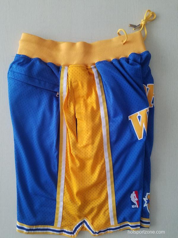 Golden State 1995-96 Throwback Classics Basketball Team Shorts