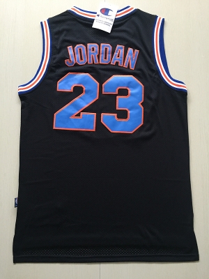 Michael Jordan 23 Movie Edition Black Basketball Jersey