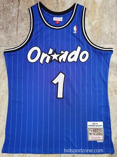 Men's Anfernee Hardaway Blue Retro Classic Team Jersey