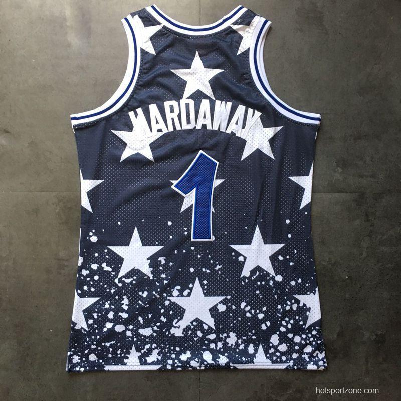 Men's Anfernee Hardaway Blue Retro Classic Team Jersey