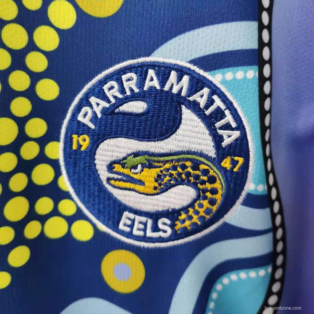 Parramatta Eels 2021 Mens Indigenous Rugby Jersey