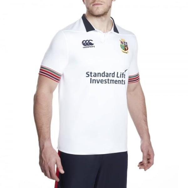 British &amp; Irish Lions Mens Training Pro Jersey White