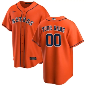 Men's Orange Alternate 2020 Custom Team Jersey