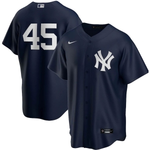 Youth Gerrit Cole Navy Alternate 2020 Player Team Jersey