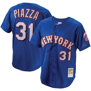 Youth Mike Piazza Royal Cooperstown Collection Batting Practice Throwback Jersey