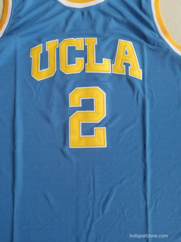 Lonzo Ball 2 UCLA College Light Blue Basketball Jersey