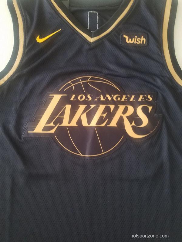 Kobe Bryant 24 Black Golden Edition Jersey