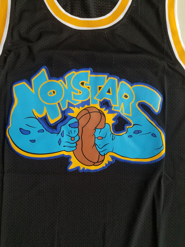 Mon Stars 0 Alien Black Bastetball Jersey