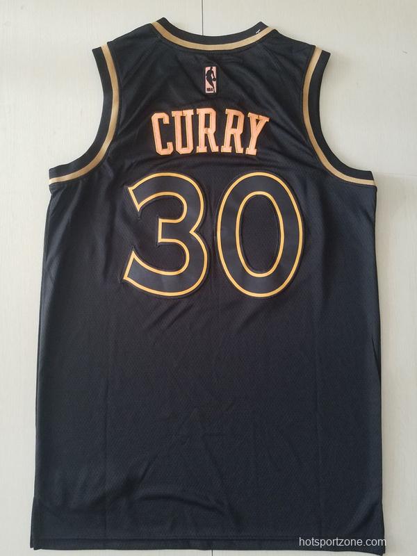 Stephen Curry 30 Black Golden Edition Jersey