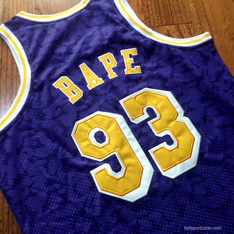 Men's BAPE Blue Retro Classic Team Jersey