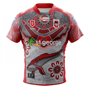 St George Illawarra Dragons 2020 Men's Indigenous Rugby Jersey