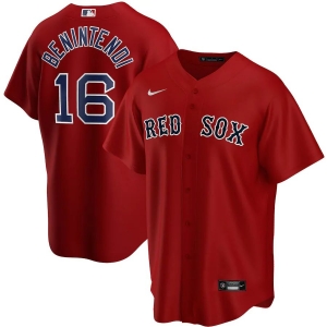 Men's Andrew Benintendi Red Alternate 2020 Player Team Jersey