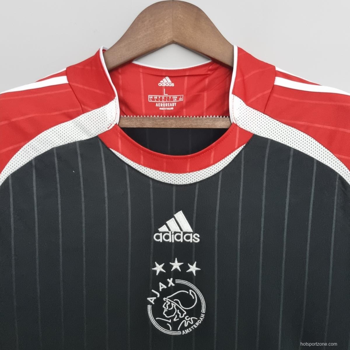 22/23 Ajax pre-match uniform black Soccer Jersey