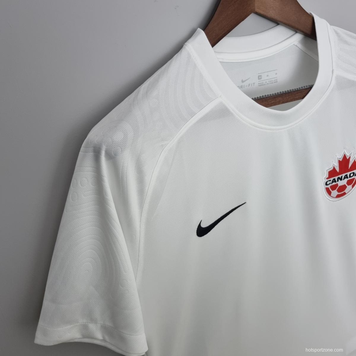 2022 Canada AWAY Soccer Jersey
