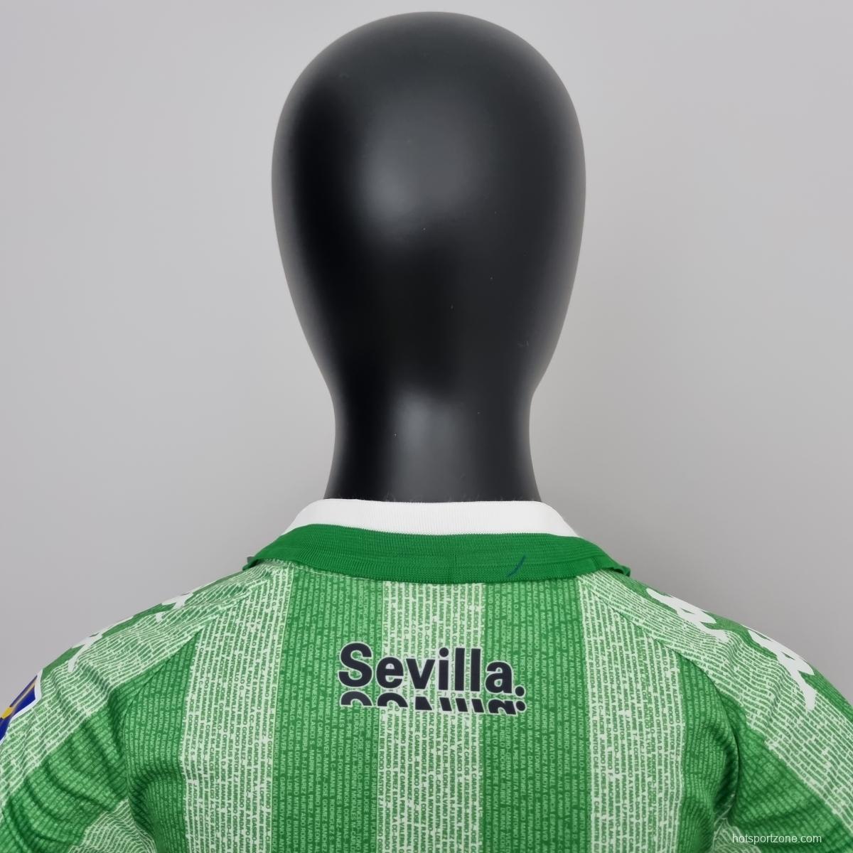 22/23 Real Betis Special Edition kids Soccer Jersey
