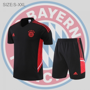 22/23 Bayern Munich Training Short Sleeve Kit Black