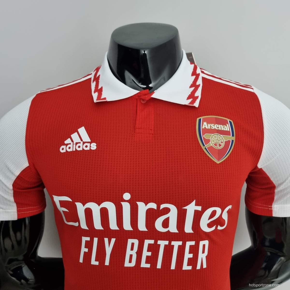 22/23 player version Arsenal Home Soccer Jersey