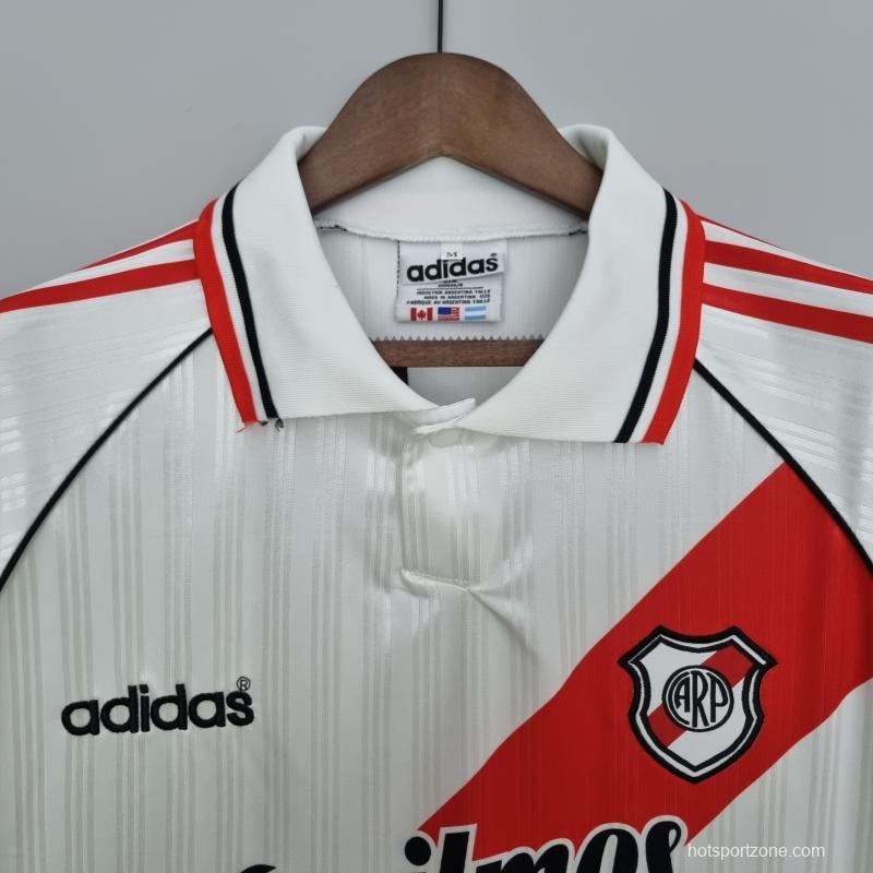 Retro River Plate 95/96 home Soccer Jersey