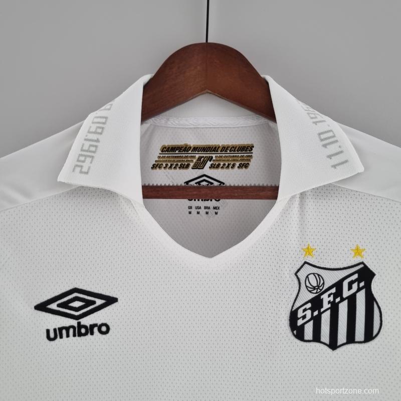 22/23 Santos Home Soccer Jersey