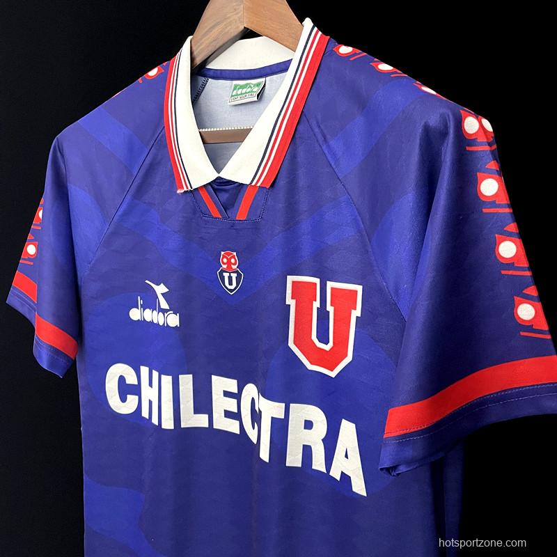 Retro 96 97 Universidad de Chile Home Soccer Jersey