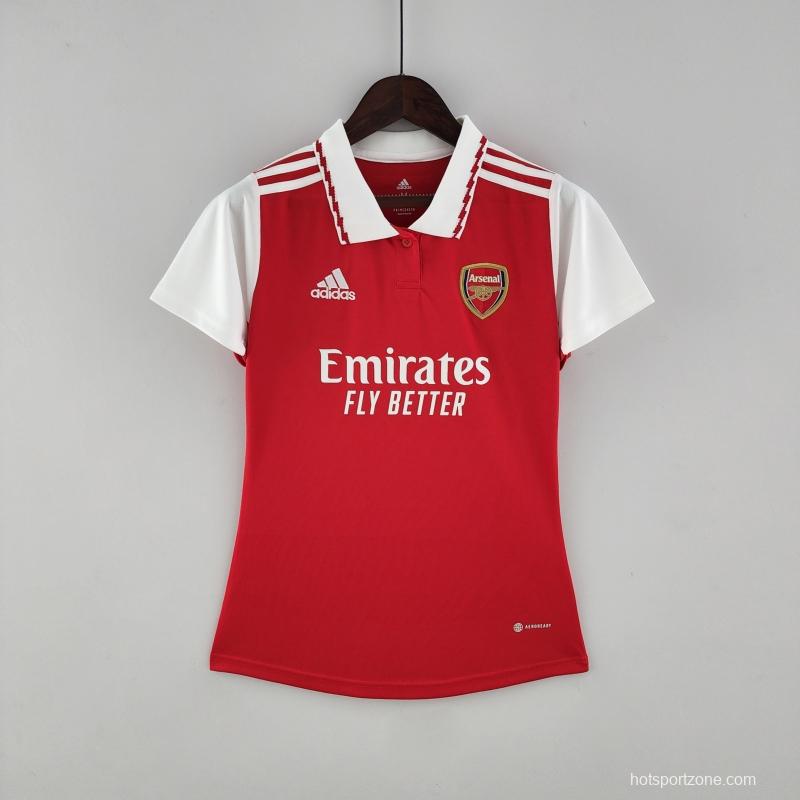 22/23 Women Arsenal Home  Soccer Jersey