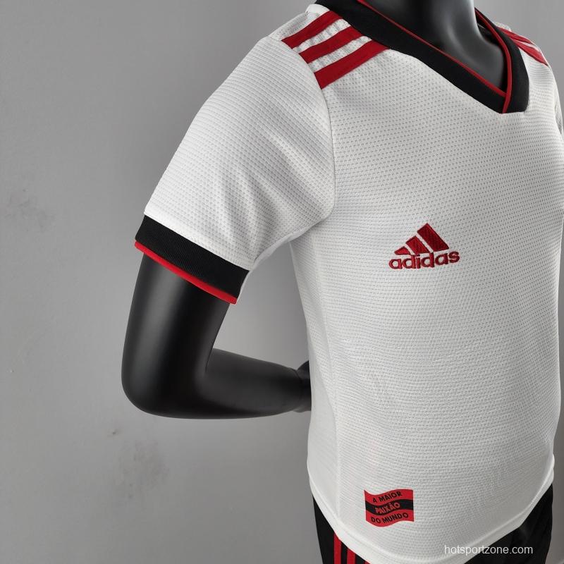 22/23 Kids Flamengo Away Home Soccer Jersey