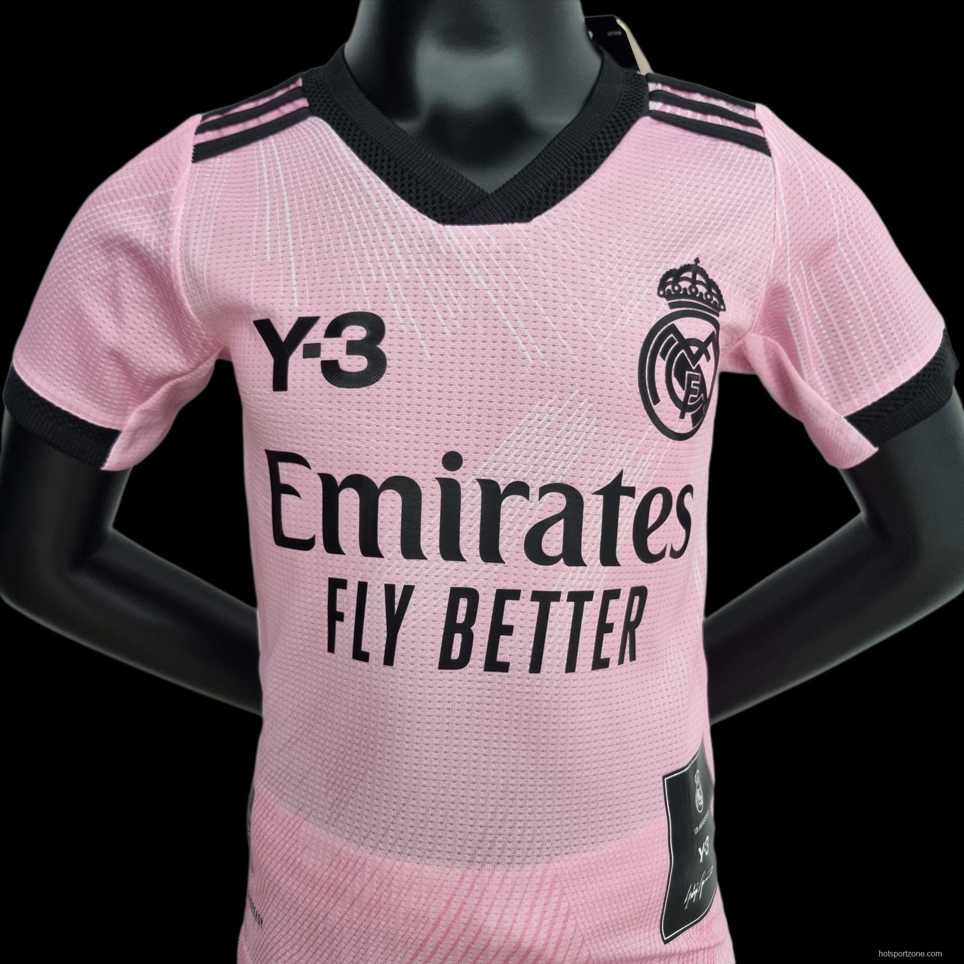 22/23 Real Madrid Y3 Kids Pink  16-28