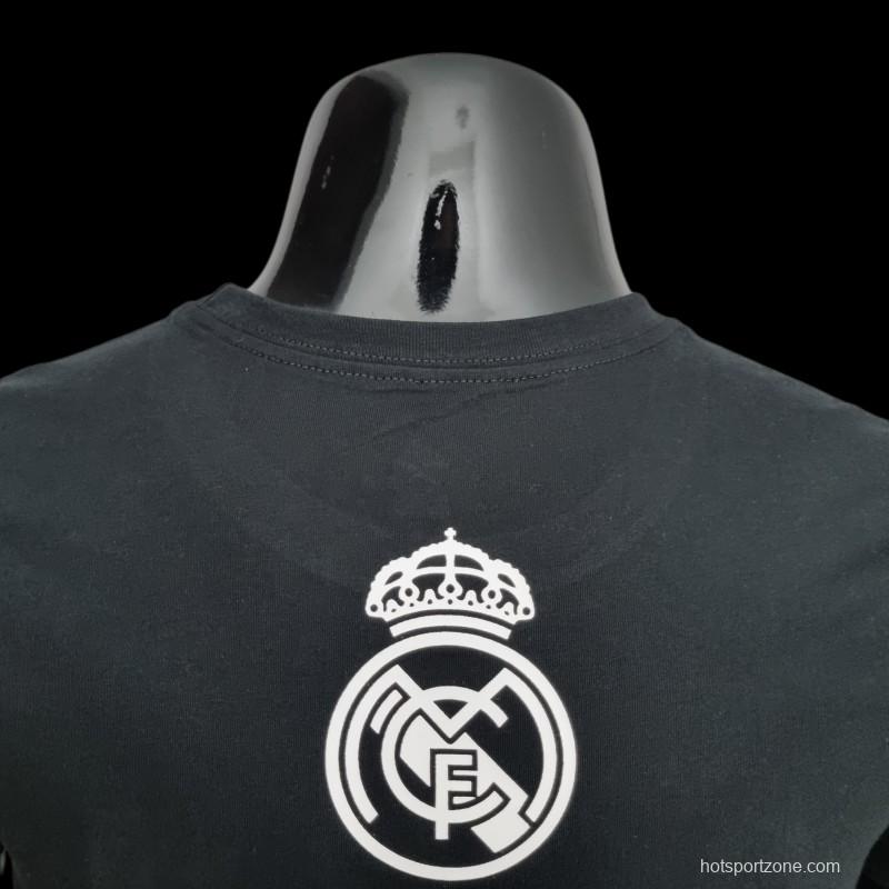 22/23 Real Madrid Y3 Black T-Shirts #0055