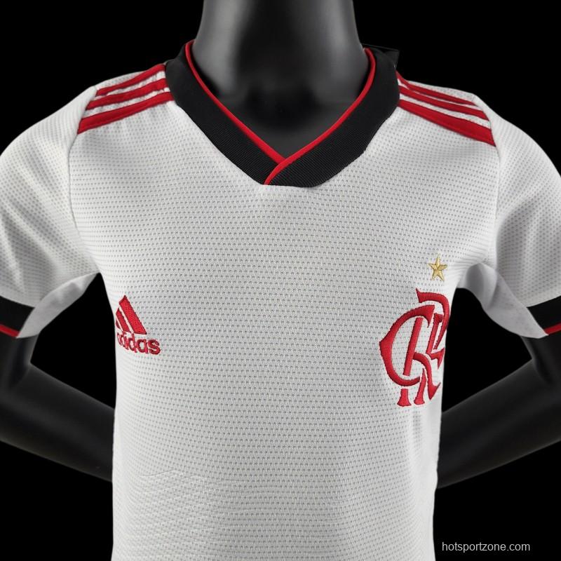 22/23 Flamengo Away Kids Size 16-28 Soccer Jersey