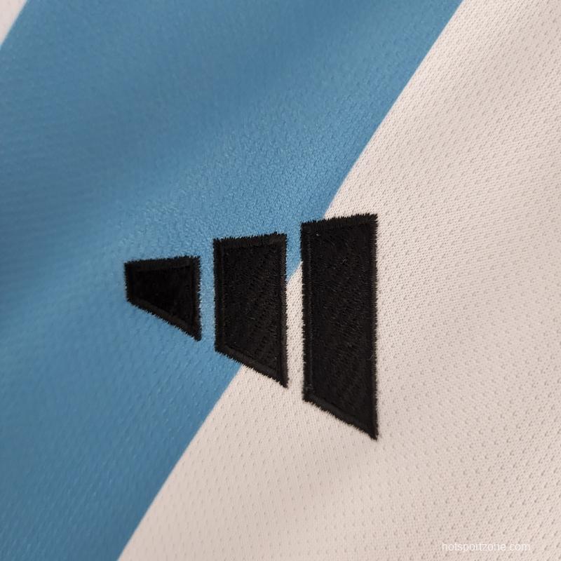 2022 Argentina Home Soccer Jersey