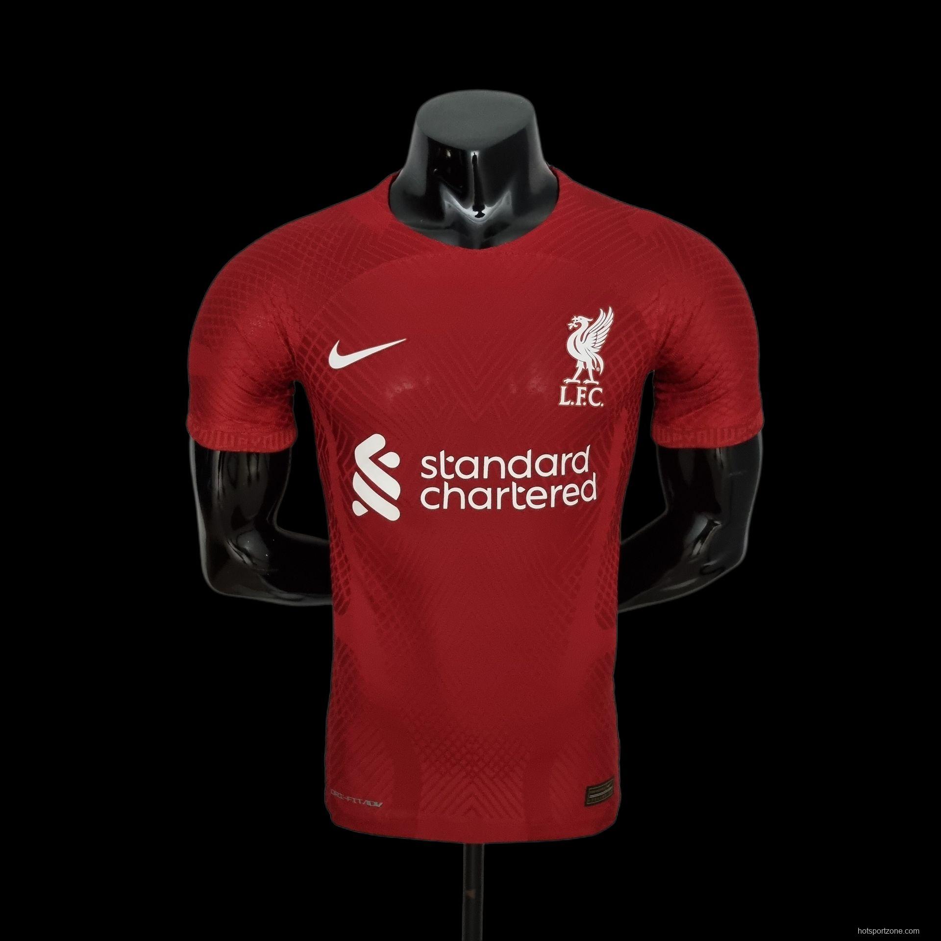 Player Version 22/23 Liverpool Home Soccer Jersey