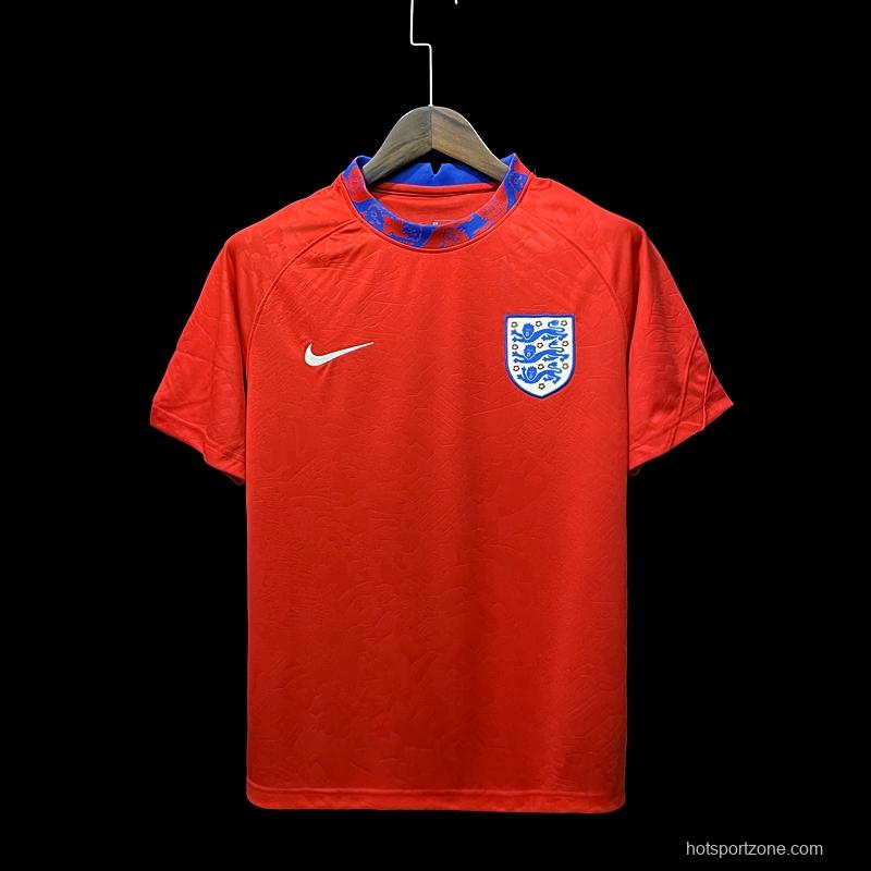 20/21 England Red Pre-match Training Jersey