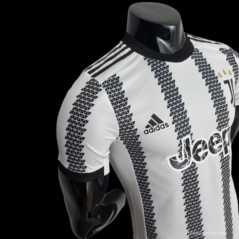 Player Version 22/23 Juventus Home Soccer Jersey