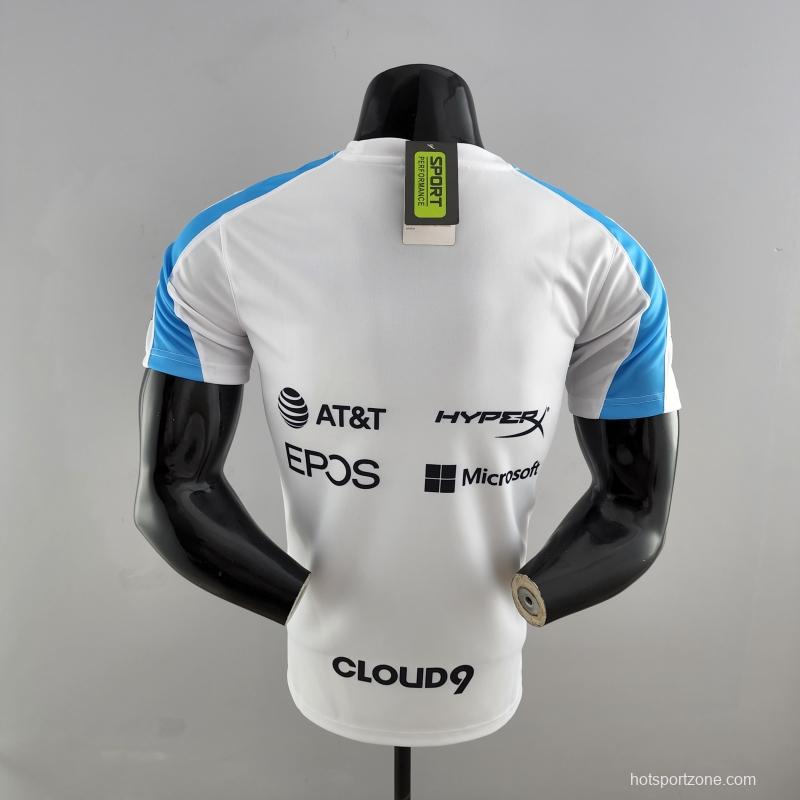 2022 F1 Red Bull /Bwm White T-shirts #0008