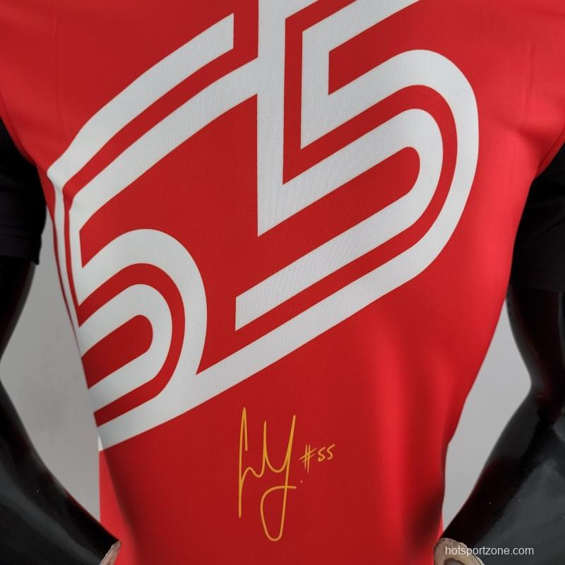 2022 F1 Ferrari Red/Yellow Polos #0006