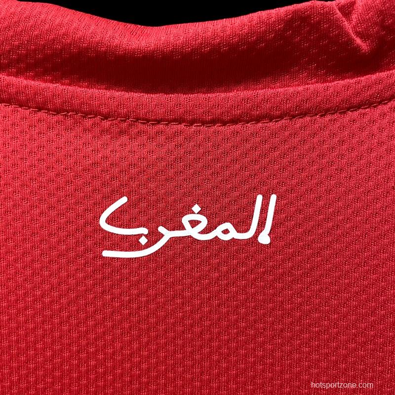 2022 Morocco Home Soccer Jersey