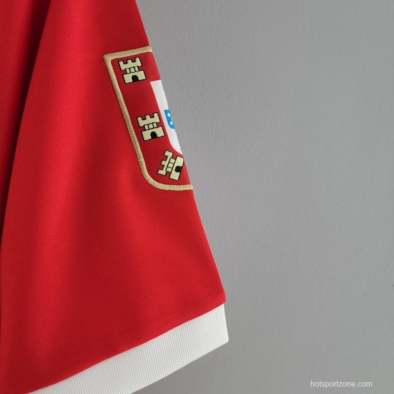 Retro 73/74 Benfica Home Soccer Jersey