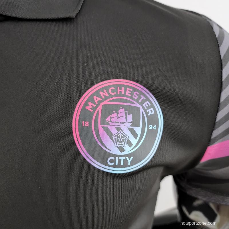 22/23 POLO Manchester City Black Jersey