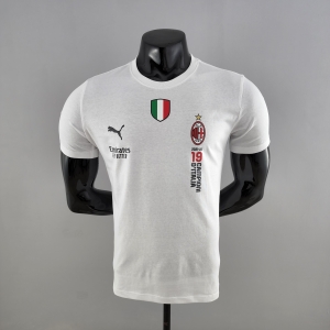22/23 AC Milan Campione D'Italia 19 White T-Shirts#K000178