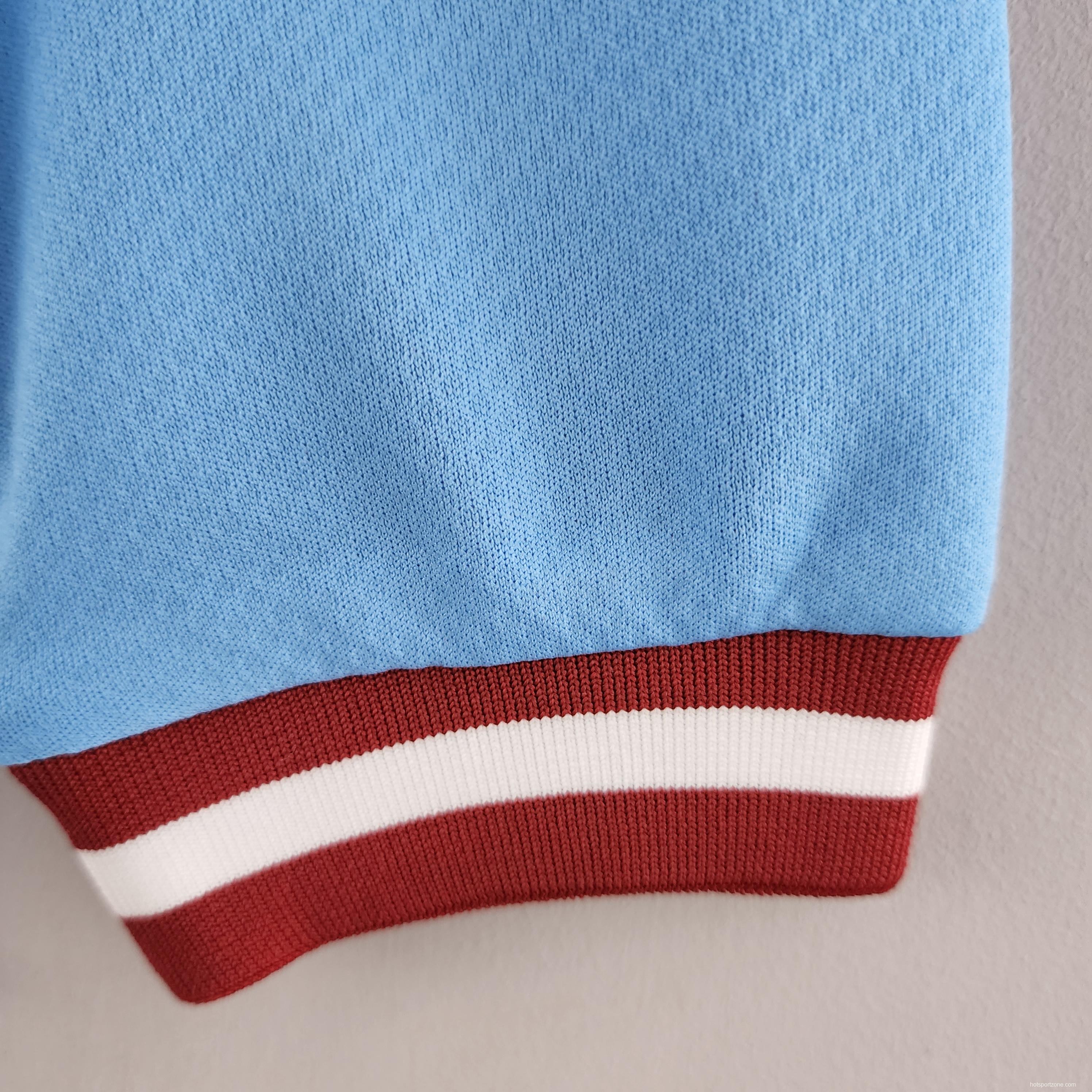 22/23 Long Sleeve Manchester City Home Soccer Jersey