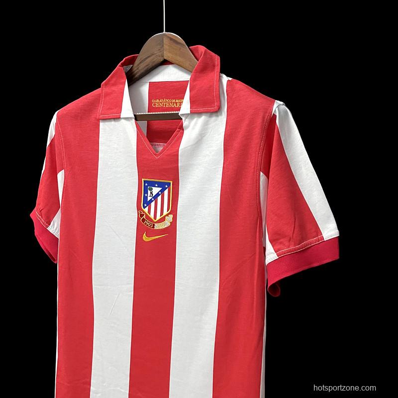 Retro 1903-2003 Atletico Madrid Centennial Edition